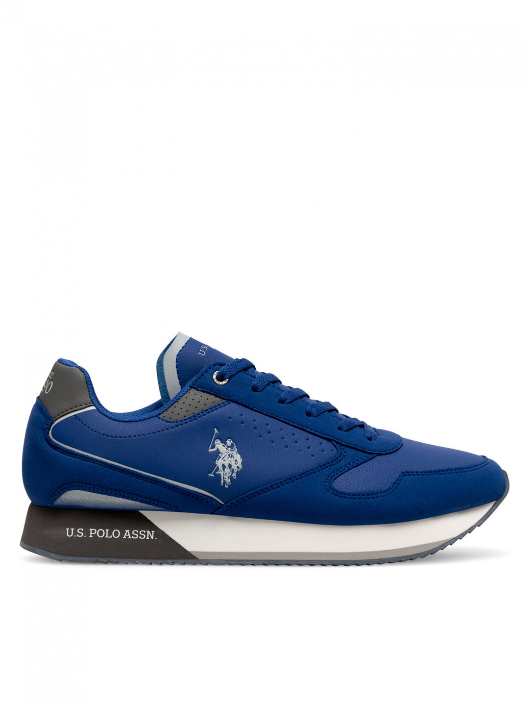 U S Polo Assn Sneakersy NOBIL003M 4HY8 Modrá